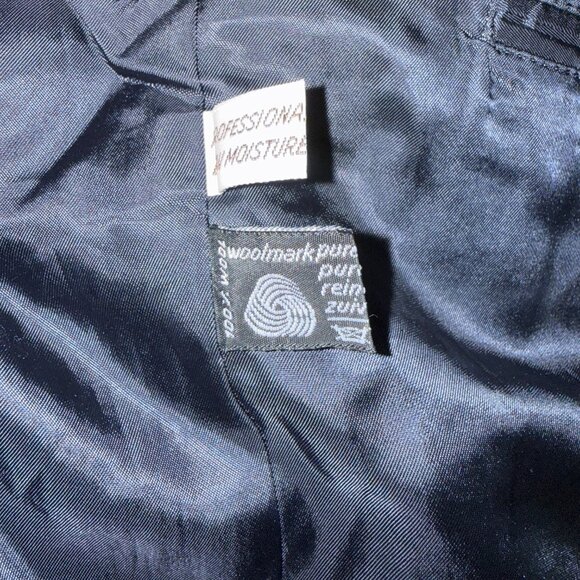 Yves Saint Laurent "Power Suit" style pinstripe jacket 100% wool 40R 36w - Picture 11 of 13